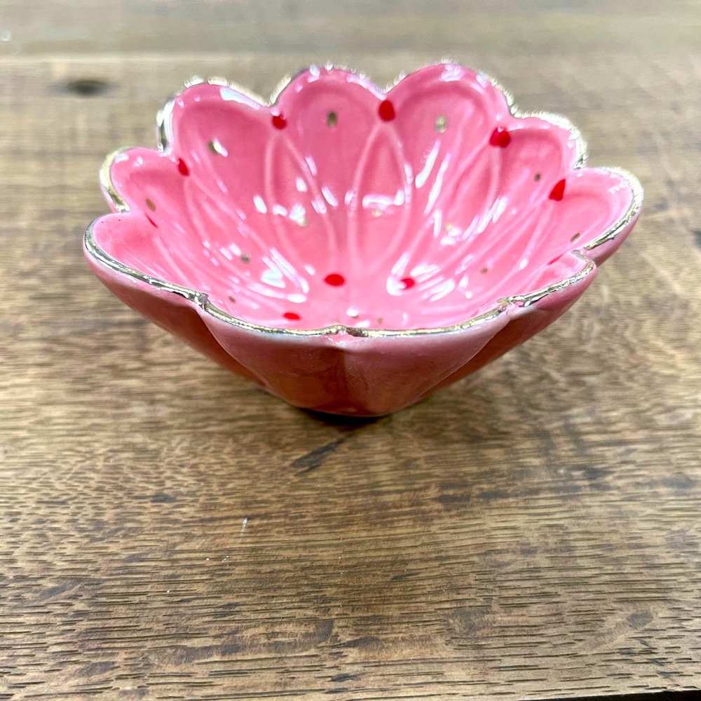 Patina Vie Flower Jewelry Dish
